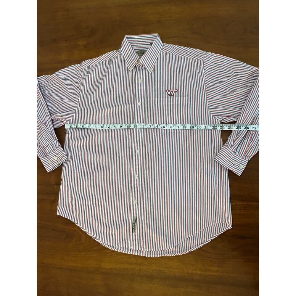 VESI Sportswear Virginia Tech Long-Sleeve Button-Down Dress‎ Shirt - (Men's M) - Picture 5 of 11